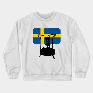 Sweden flag  Pressure stove Crewneck Sweatshirt